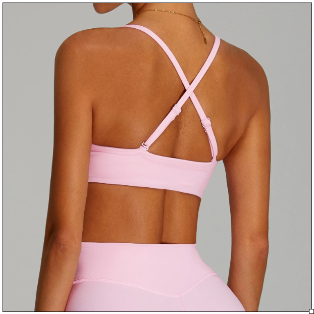 Seamless Adjustable Criss Cross Sports Bra